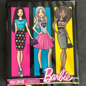 You can be a Fashionista Barbie Storage Carrying Case 10.5" x 13.5" Barbie